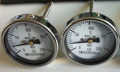 DLUK Brand Universal Bimatal Pipe Anti-corrosion Dial Thermometer