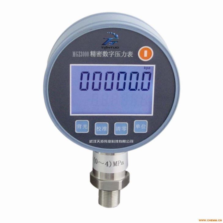 China Manufacture High Accuracy Digital Water Pressure Gauge with Digital Display